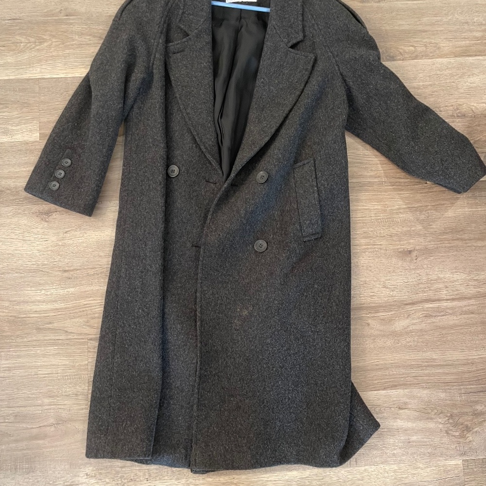 Women’s wool blend winter dress coat